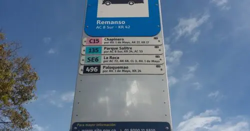 PARADERO SITP BARRIO REMANSO  070A08